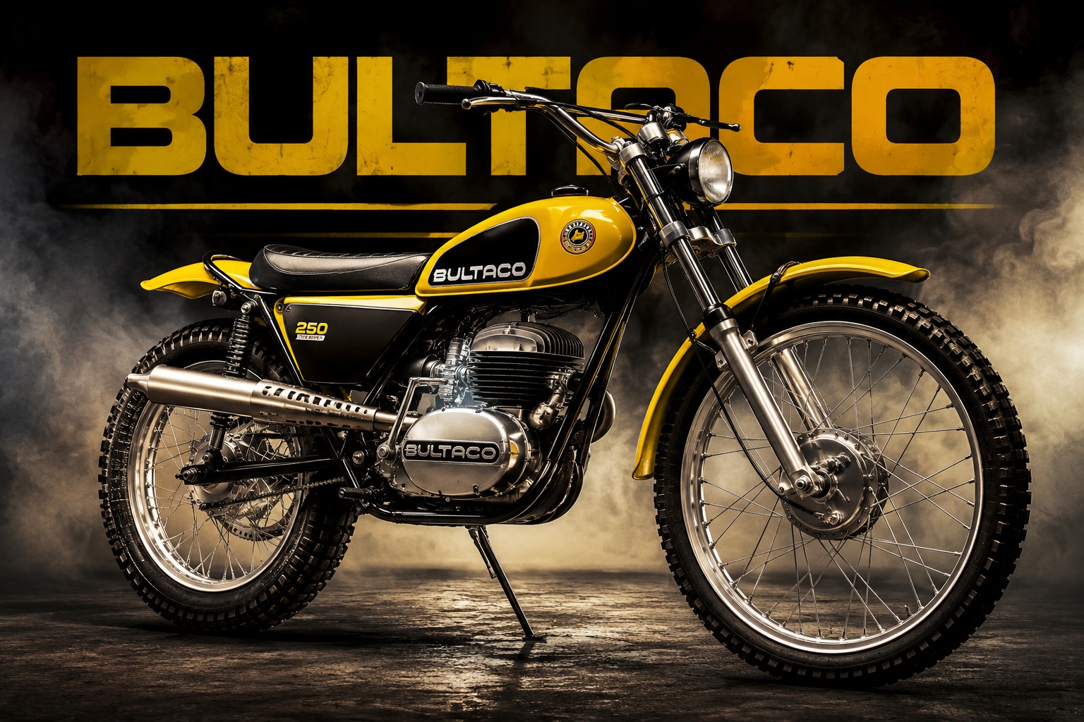Moto Bultaco clásica
